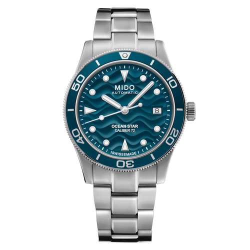 Mido Ocean Star 39mm Blue Special edition (1 Extra Strap)