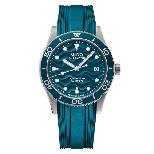 Mido Ocean Star 39mm Blue Special edition (1 Extra Strap)