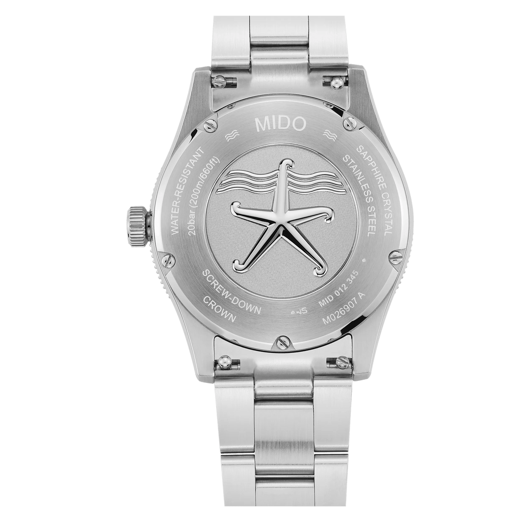Mido Ocean Star 39mm Blue Special edition (1 Extra Strap)