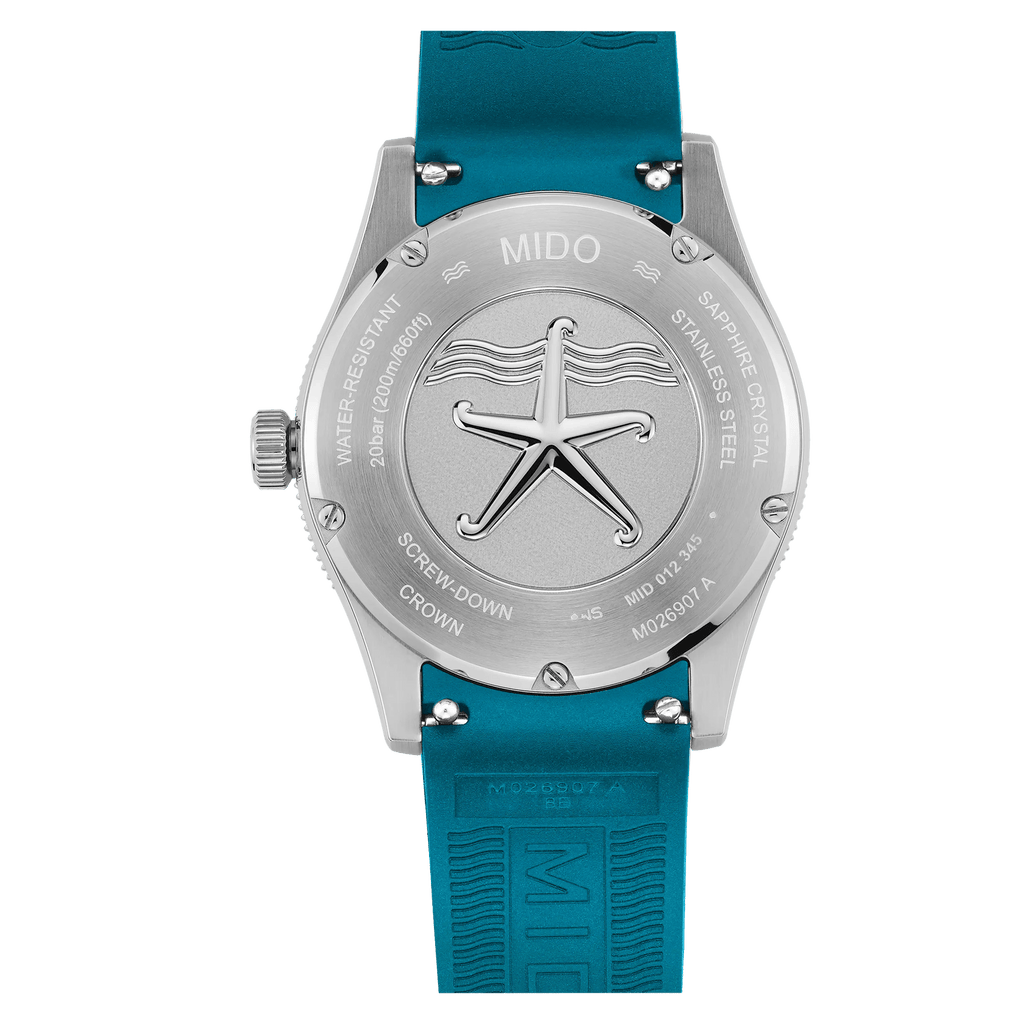 Mido Ocean Star 39mm Blue Special edition (1 Extra Strap)