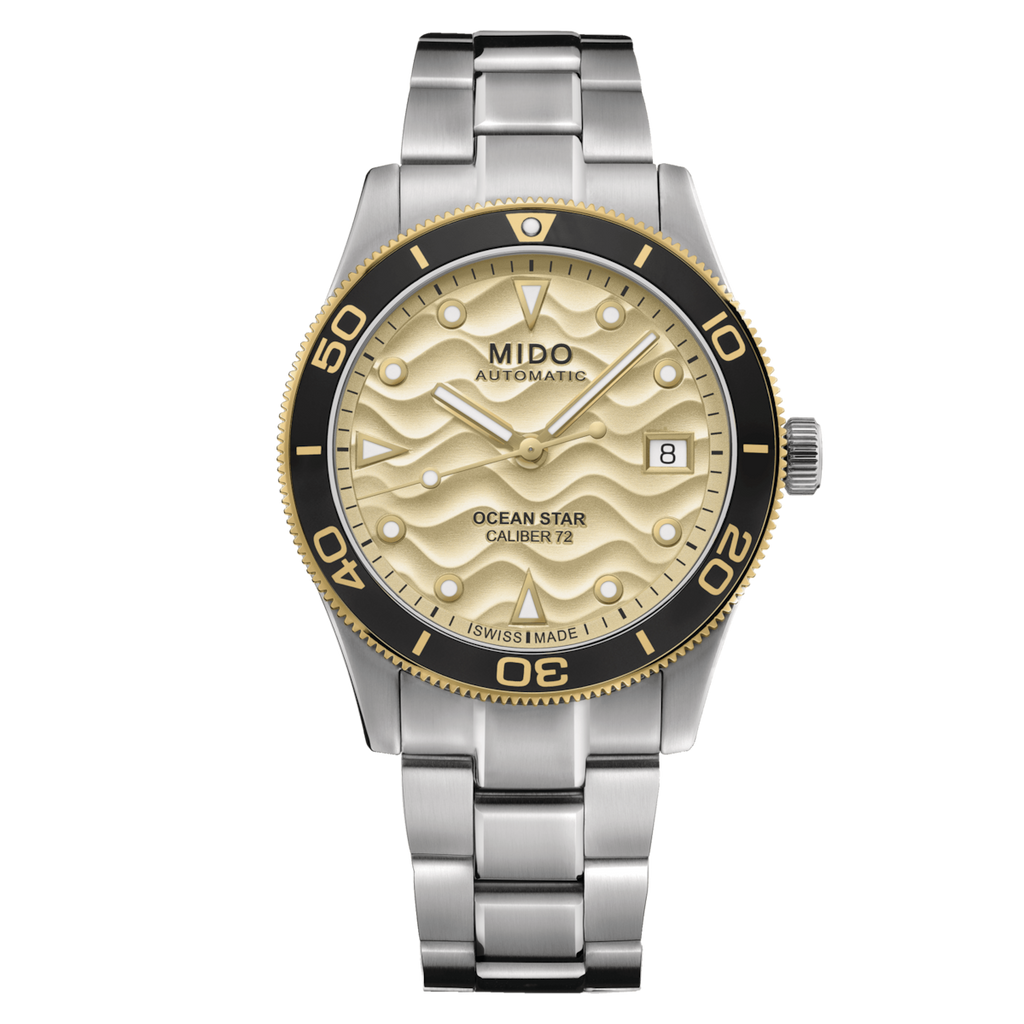 MIDO OCEAN STAR 39mm Champagne on Bracelet