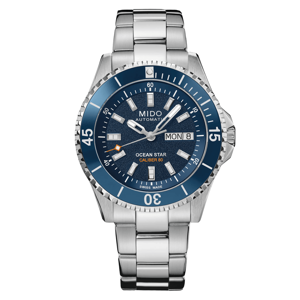 MIDO OCEAN STAR 41mm -Blue on Bracelet