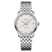 Load image into Gallery viewer, Mido Baroncelli Chronometer Silicon Lady on Bracelet -34mm