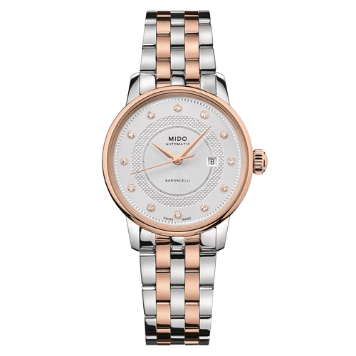MIDO BARONCELLI SIGNATURE LADY BRACELET RG 2 TONES