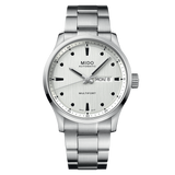 SPECIAL ORDER MIDO MULTIFORT M SILVER ON BRACELET