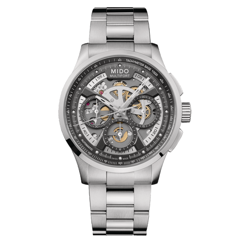Mido Multifort Skeleton Chronograph on Bracelet