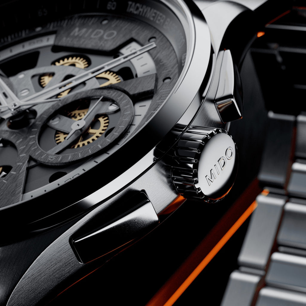 Mido Multifort Skeleton Chronograph on Bracelet
