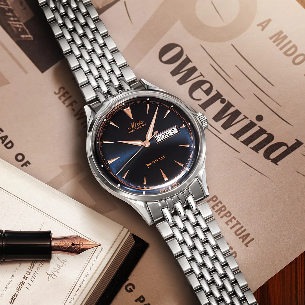 MIDO MULTIFORT POWERWIND CHRONOMETER AUTOMATIC WATCH LIMITED EDITION