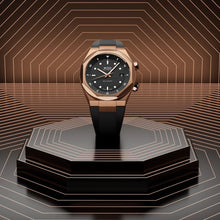 Load image into Gallery viewer, MIDO MULTIFORT 8 Two Crowns RG PVD on Rubber Strap