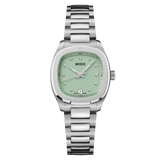 MIDO MULTIFORT TV 28mm QUARTZ GREEN ON BRACELET