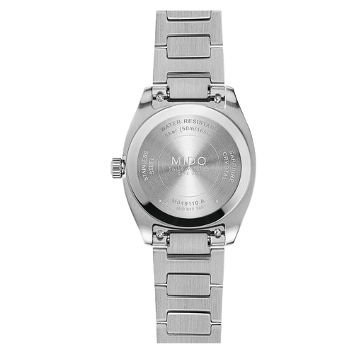 MIDO MULTIFORT TV 28mm QUARTZ GREEN ON BRACELET