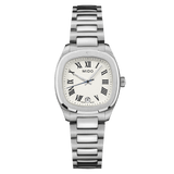 MIDO MULTIFORT TV 28mm QUARTZ WHITE ROMAN ON BRACELET