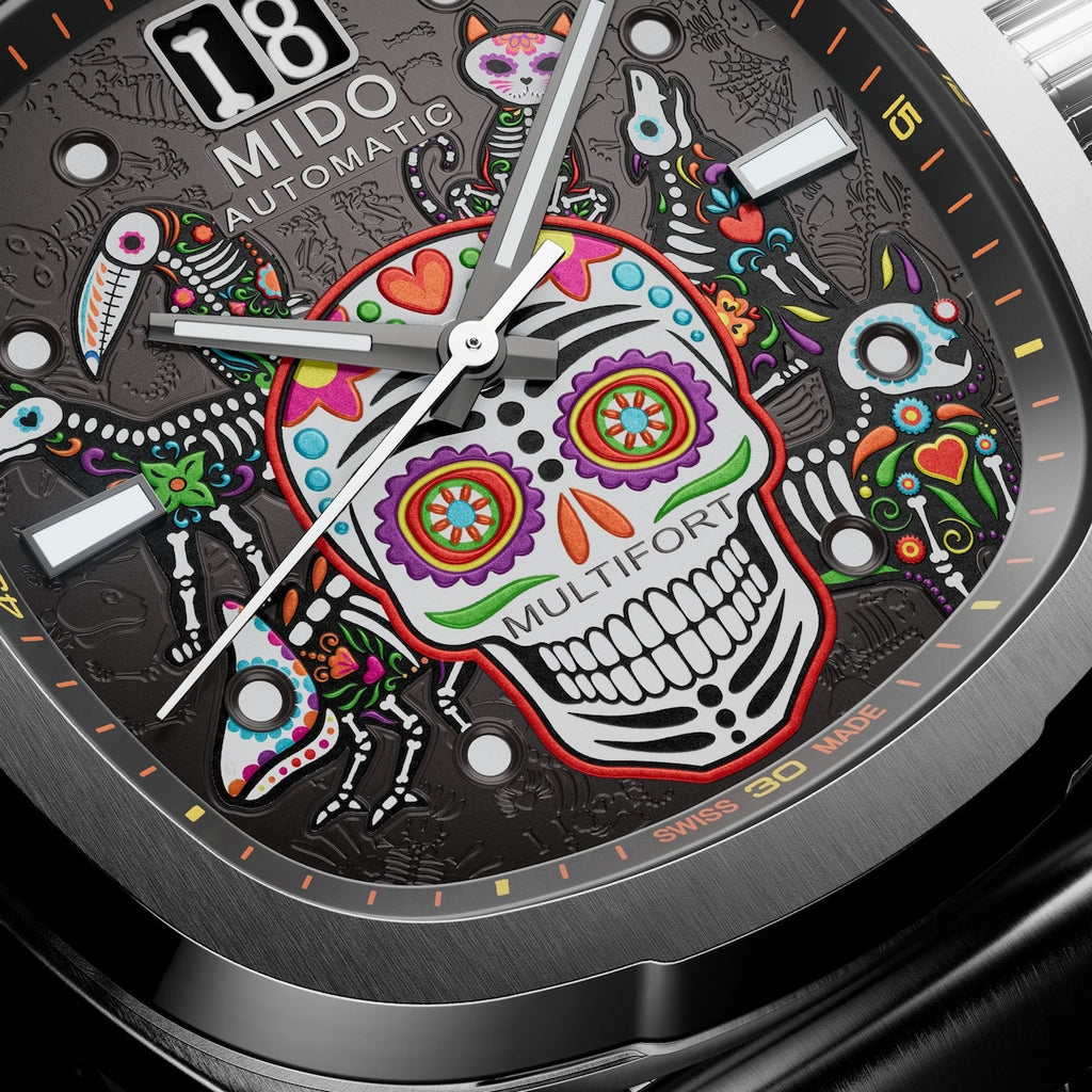 Mido Multifort TV Big Date Alebrijes - Special edition (2 Extra Straps)