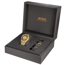 Load image into Gallery viewer, MIDO MULTIFORT TV BIG DATE YG PVD BRACELET WITH 1 EXTRA BLACK RUBBER STRAP -SPECIAL EDITION