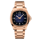 Mido Multifort TV Big Date Blue Dial RG PVD on Bracelet