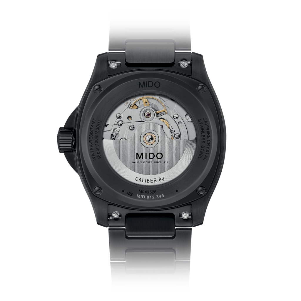 MIDO MULTIFORT TV BIG DATE BLACK PVD