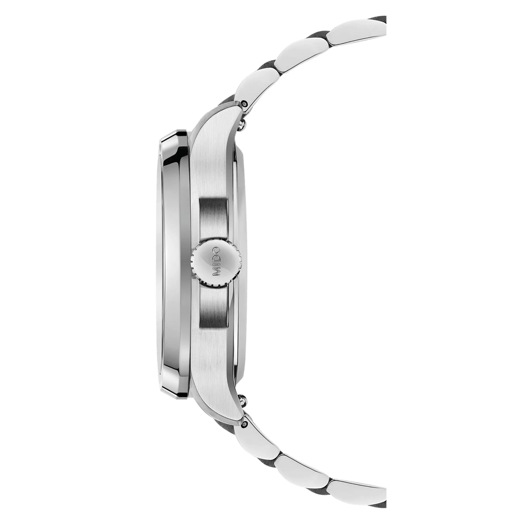 MIDO MULTIFORT TV BIG DATE CHRONOMETER BLUE ON BRACELET