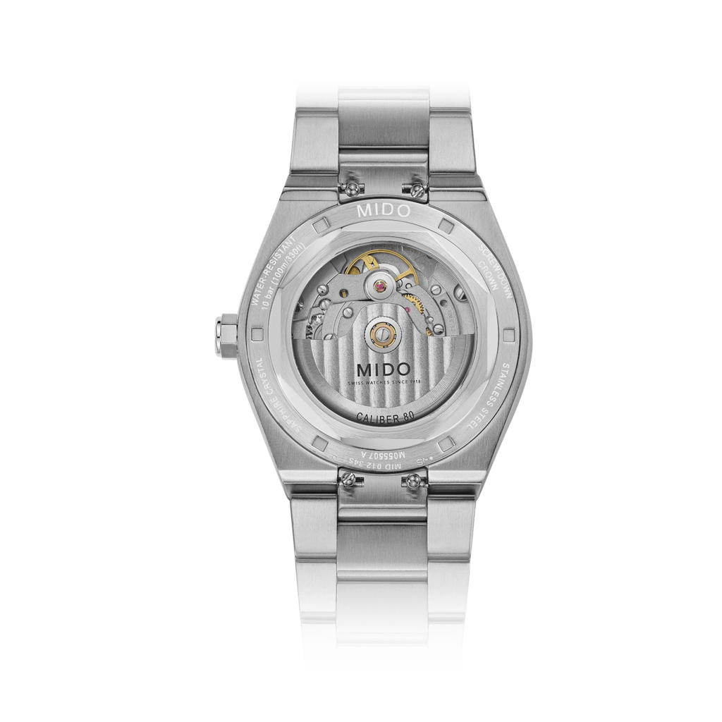 MIDO MULTIFORT 8 One Crown Black Dial on Bracelet