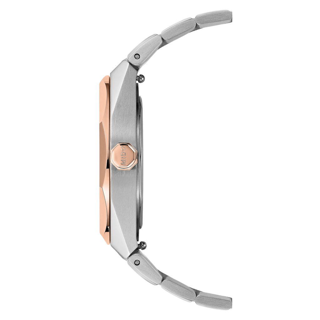 MIDO MULTIFORT 8 One Crown RG PVD on bracelet