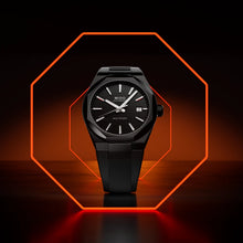 Load image into Gallery viewer, MIDO MULTIFORT 8 One Crown Black Dial Black PVD on Rubber Strap