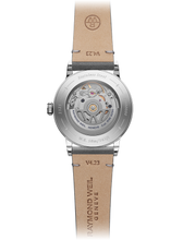 Load image into Gallery viewer, Raymond Weil Millesime Automatic Central Seconds Silver Dial Watch Grey Leather Strap