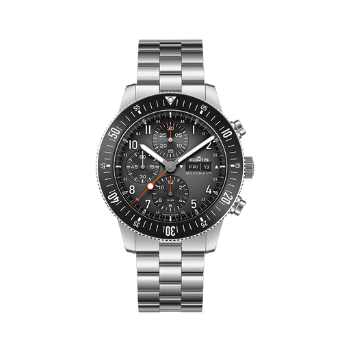 Fortis Novonaut N-42 legacy edition on block bracelet