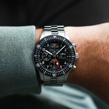 Load image into Gallery viewer, Fortis Novonaut N-42 legacy edition on block bracelet