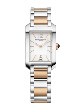 Load image into Gallery viewer, Baume &amp; Mercier Hampton White Dial 10751 Steel &amp; steel pink gold capped bracelet