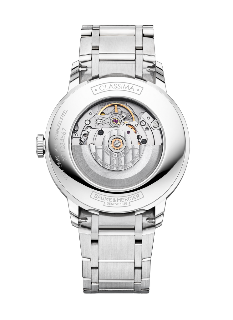 Baume & Mercier Classima 10880 -40mm Automatic Blue Dial on Bracelet