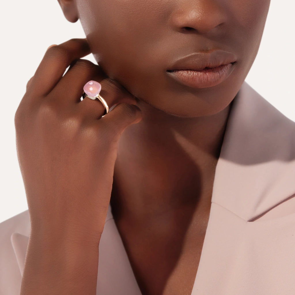 Pomellato Nudo Classic Ring -Rose Quartz