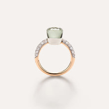 Load image into Gallery viewer, Pomellato Nudo Petit Ring -Prasiolite with Diamond Pave