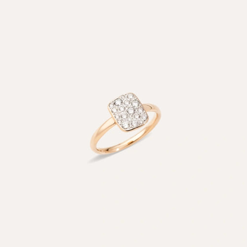 Pomellato Sabbia Diamond Rectangular Ring