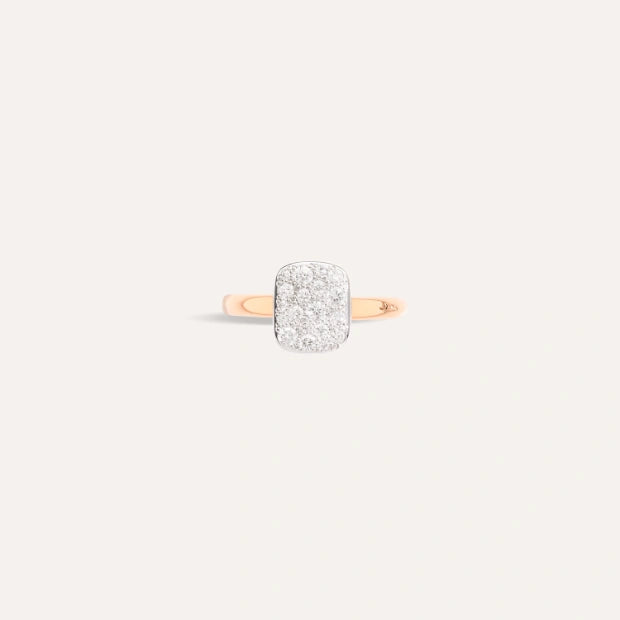 Pomellato Sabbia Diamond Rectangular Ring