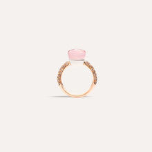 Load image into Gallery viewer, Pomellato Nudo Classic Ring -Rose Quartz &amp; Chalcedony with brown diamonds