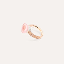 Load image into Gallery viewer, Pomellato Nudo Classic Ring -Rose Quartz &amp; Chalcedony with brown diamonds