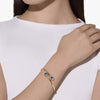 Pomellato Nudo Mini Bangle -London Blue Topazes with diamonds