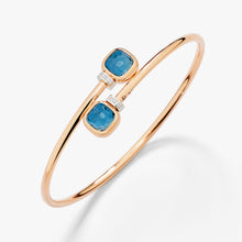 Load image into Gallery viewer, Pomellato Nudo Mini Bangle -London Blue Topazes with diamonds