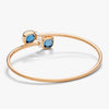 Pomellato Nudo Mini Bangle -London Blue Topazes with diamonds