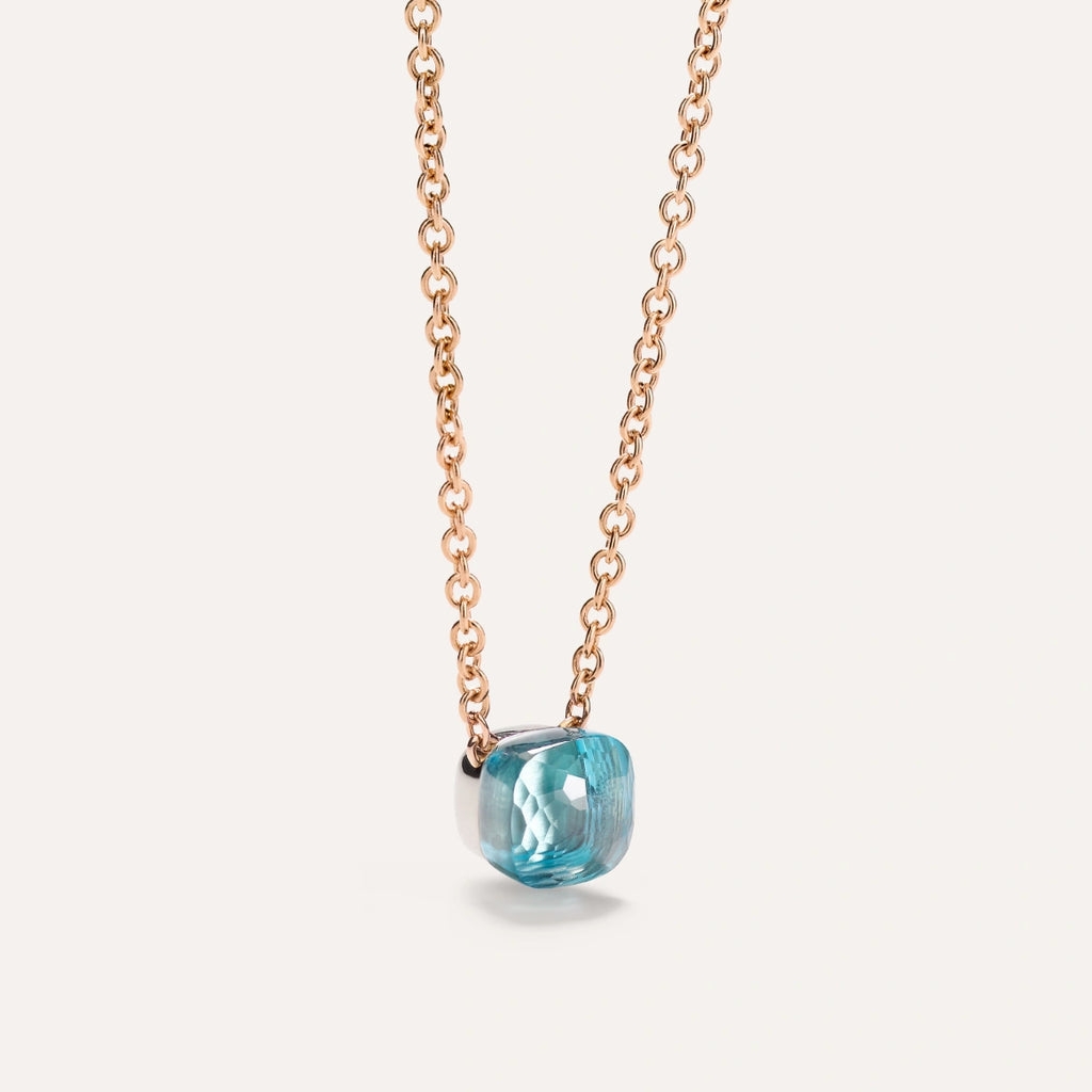 Pomellato Nudo Petit Necklace with Pendant -Sky Blue Topaz