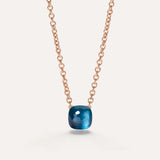 Pomellato Nudo Petit Necklace with Pendant -London Blue Topaz