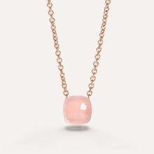 Load image into Gallery viewer, Pomellato Nudo Classic Necklace with Pendant -Rose Quartz and Chalcedony