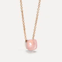 Load image into Gallery viewer, Pomellato Nudo Classic Necklace with Pendant -Rose Quartz and Chalcedony