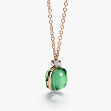 Load image into Gallery viewer, Pomellato Nudo Classic Necklace with Pendant -Prasiolite &amp; Green Agate with diamonds