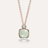 Pomellato Nudo Classic Necklace with Pendant -Prasiolite with diamonds