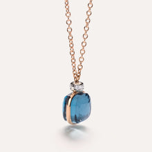 Load image into Gallery viewer, Pomellato Nudo Classic Necklace with Pendant -London Blue Topaz with diamonds
