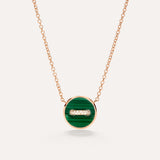 Pomellato Pom Pom Dot Necklace with Malachite pendant