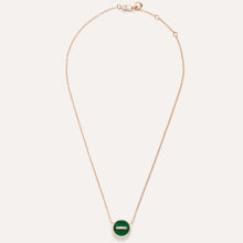 Load image into Gallery viewer, Pomellato Pom Pom Dot Necklace with Malachite pendant