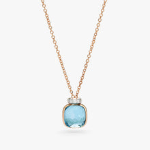 Load image into Gallery viewer, Pomellato Nudo Mini Necklace with Pendant-Sky Blue Topaz with diamonds