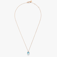 Load image into Gallery viewer, Pomellato Nudo Mini Necklace with Pendant-Sky Blue Topaz with diamonds