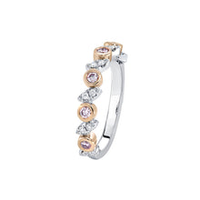 Load image into Gallery viewer, Kimberley Molly Ring set with pink diamonds from the Argyle mine and White Diamonds